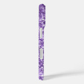 Glittery Paarse Folie meisjesnaam Case-Mate iPhone Case (Achterkant / Rechts)
