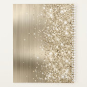 Glittery Pale Gold Foil Swash Signature (Dos)