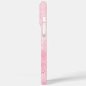 Glittery Pastel Pink Ombre Glam Signature Case-Mate iPhone Case (Achterkant / Links)
