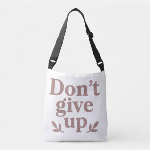 Glittery Perseverance T-shirt Crossbody Tas