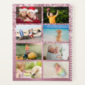 Glittery Pink Glam 14 Photo Collage (Dos)