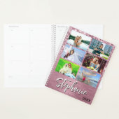 Glittery Pink Glam 14 Photo Collage (Devant avec enveloppe)