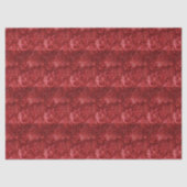 Glittery Red-deduplicatiedocument Tissuepapier (Voorkant)