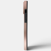 Glittery Roos Gold Foil Modern Girly Signature Case-Mate iPhone Case (Achterkant / Links)