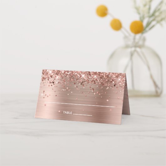 Glittery Rose Gold Foil (Voorkant)