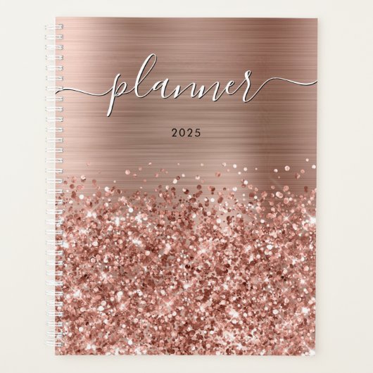 Glittery Rose Gold Glam 2025 (Devant)