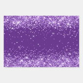 Glittery Royal Purple Inpakpapier Vel (Voorkant)