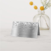 Glittery Silver Foil Blank (Voorkant)