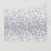 Glittery Silver Ombre Briefkaart (Voorkant)