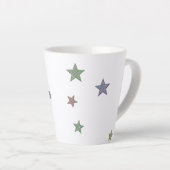 Glittery Stars Latte Mok (Rechterhoek)