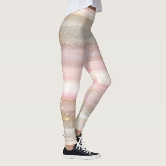 Glittery Stripes Leggings (Droite)