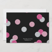 Glittery Sweet 16 Anniversaire Invitations (Dos)