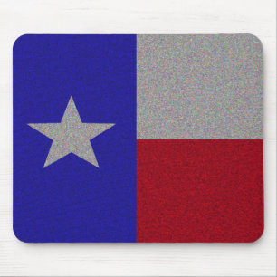 Glittery Texas Flag Muismat