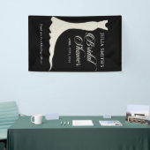 Glittery trouwjurk spandoek (Beurs)