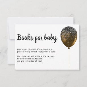 Glitz Baby Bronzen Verjaardagsfeestboeken voor bab Kaart