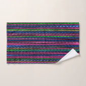 Glitz en Glam Sparkly Stripes Bad Handdoek (Handdoek)