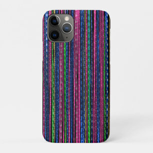 Glitz en Glam Sparkly Stripes iPhone 11 Pro Hoesje