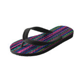 Glitz en Glam Sparkly Stripes Kinder Teenslippers (Schuin)