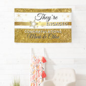 Glitz!! Felicitaties Trouwbanner Spandoek (Insitu)