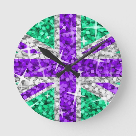 Glitz GB Paarse klok rond (Voorkant)