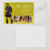 "Glitz Glam 2" - Classy Chic Funky Mode Stylist Visitekaartje (Voorkant / Achterkant)