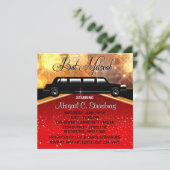 Glitz Glamor Red Carpet Movie Star Invitations (Debout devant)