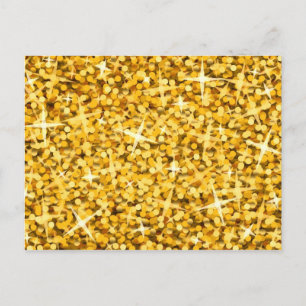 Glitz "Gold" briefkaart