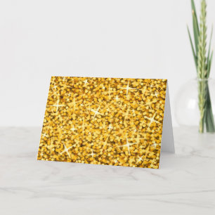 Glitz "Gold"-kaart Kaart