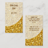 Glitz "Gold" visitekaartje portret (Voorkant / Achterkant)