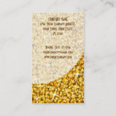 Glitz "Gold" visitekaartje portret (Achterkant)