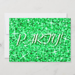 Glitz Green 'Party!' nodigt St Patrick's Day uit Kaart