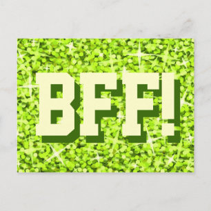 Glitz Limoen "BFF!" briefkaart