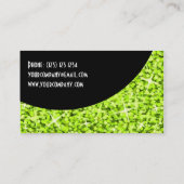 Glitz Limoen Black Curve-visitekaartje Visitekaartje (Achterkant)