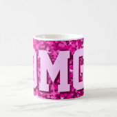 Glitz Pink print mug 'OMG!' (Centre)