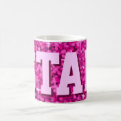 Glitz Pink print tasse 'STAR' (Centre)
