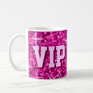 Glitz Pink 'VIP MUM' tasse
