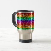 Glitz Rainbow travel/banlieue mug (Devant gauche)