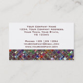 Glitz Tiles Multicolored visitekaartje white (Achterkant)