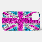 Glitz UK coque iphone imprimé rose (Verso (horizontal))
