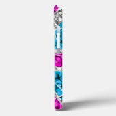 Glitz UK coque iphone imprimé rose (Verso / Gauche)