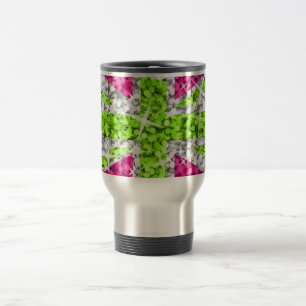 Glitz UK Lime Green-reis/forensische mok
