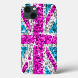 Glitz UK Roze geprinte iPhone case