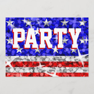Glitz USA "Party"-uitnodiging Kaart