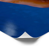 Glitzernde Rote Rose mit Passenden Nägeln Perfect Poster (Hoek)