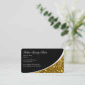 Glitzy Beauty Visitekaartjes (Staand voorkant)