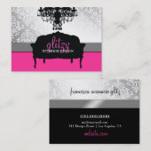 Glitzy Boutique Interiors Visitekaartje (Voorkant / Achterkant)