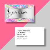 Glitzy Classy Cartes de visite de beauté