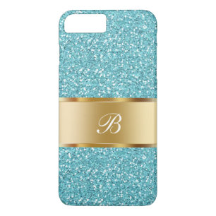 Glitzy Dames Monogram iPhone 8 Plus / 7 Plus Hoesje