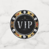 Glitzy Diamond VIP Poker Chips Table Confetti (Petit recto)