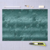 Glitzy Emerald Green Ombre Marble Tissuepapier (Craft)